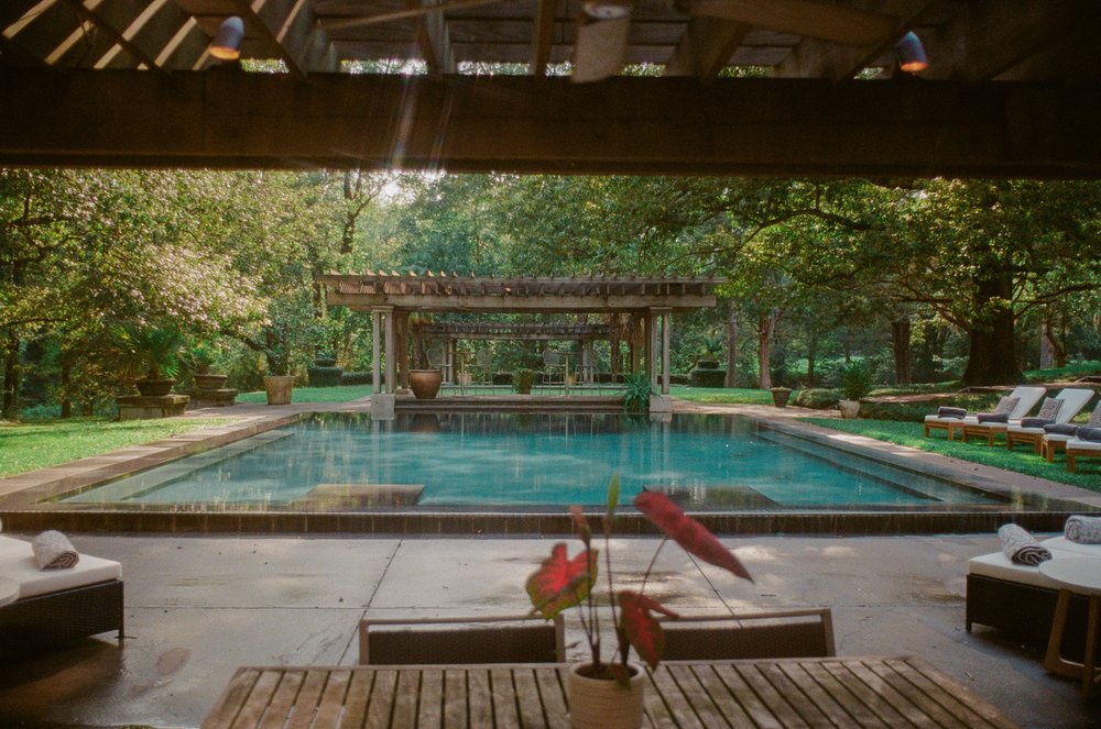 Sparkling infinity pool with scenic views, perfect for family relaxation